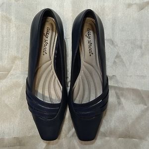 Ladies easy street Navy/ Lizard Entice shoes